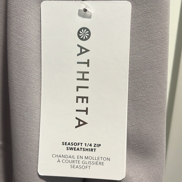 NWT Athleta Seasoft 1/4 Zip Sweatshirt Size 2X - Picture 5 of 8